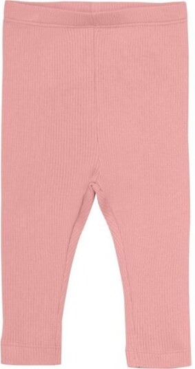 Minymo Rib leggings til baby Rosette