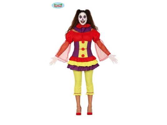 Fiesta Lady Clown Kostume