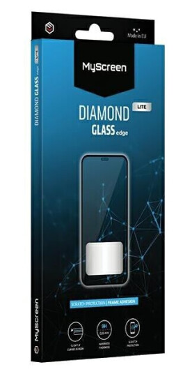 MS Diamond Glass Edge Lite Oppo A16/A16s A16K Full Lim Svart