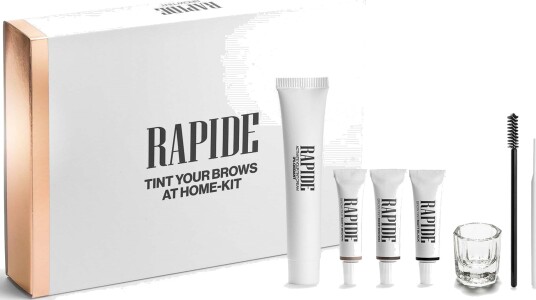 Rapide Brow Tint Kit Soft Brown Deep Brown & Matt Black Rapide Brow Tint Kit Soft Brown Deep Brown & Matt Black