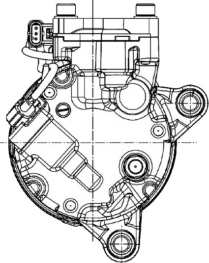 AC kompressor MAHLE ORIGINAL ACP 599 000P