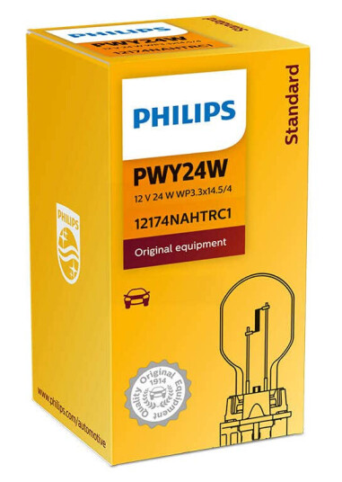 Philips Pære Pwy24w Hipervision (Amber)