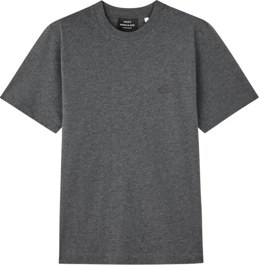 Mads Nørgaard Cotton Jersey Frode Logo Tee Fav Grey M