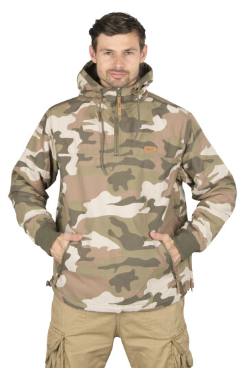 Brandit Jakke Luke Windbreaker Woodlan L Brandit Jakke Luke Windbreaker Woodlan L