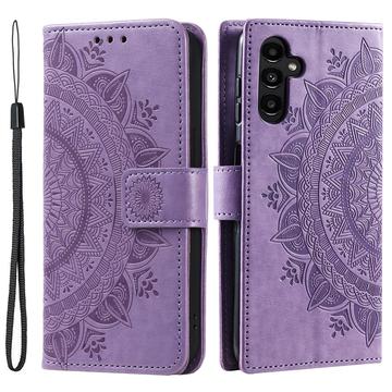 Samsung Galaxy A36 Mandala Series Lommebok deksel Lilla