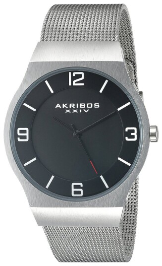 Akribos XXIV Herreklokke AK851SSB Sort/Stål Ø40 mm Akribos XXIV Herreklokke AK851SSB Sort/Stål Ø40 mm