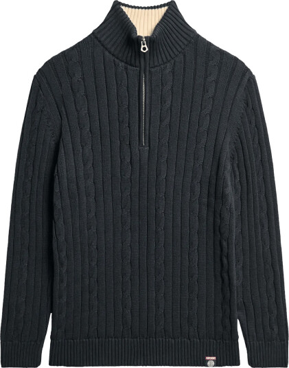 Superdry Knit Rugby Henley   Navy   14
