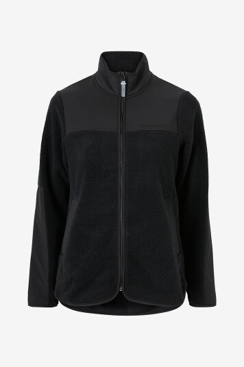 Röhnisch Jakke Phoebe Pile Jacket Svart Röhnisch Jakke Phoebe Pile Jacket Svart