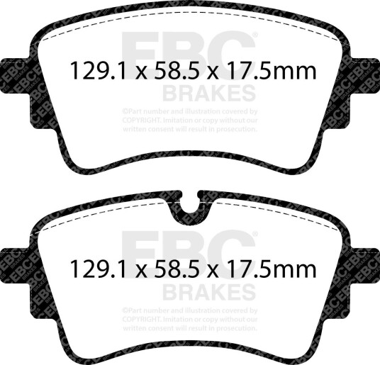 Bremseklosser EBC Brakes DP42435R