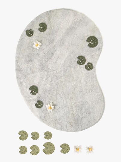 Lorena Canals Vaskbart Leketeppe 130x170 cm Svane Lorena Canals Vaskbart Leketeppe 130x170 cm Svane