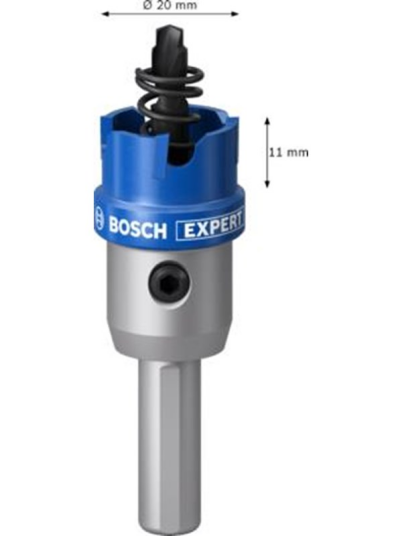 Bosch EXPERT SHEET METAL HOLE SAWS FOR ROTARY DRILLS/DRIVERS & IMPACT DRILL/DRIVERS 20MM