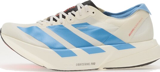 Joggesko adidas ADIZERO Adios Pro 4 Running Off White/ Light Blue/ Bright Red EUR 11