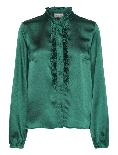 Cream Crloretti Frill Shirt - Green - 36 Cream Crloretti Frill Shirt - Green - 36