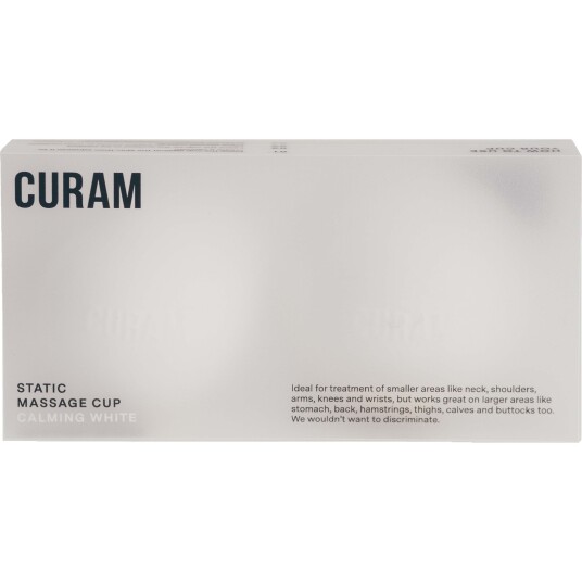 Curam Static Massage Cup Calming White Curam Static Massage Cup Calming White