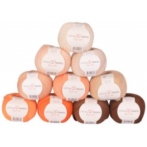 Infinity Hearts Rose 8/4 Garnpakke 29 Brune og Oransje nyanser 10 s Brun og Orange nuancer Infinity Hearts Rose 8/4 Garnpakke 29 Brune og Oransje nyanser 10 s Brun og Orange nuancer