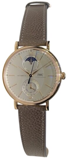 IWC Herreklokke IW359002 Portofino Hvit/Lær Ø41 mm IWC Herreklokke IW359002 Portofino Hvit/Lær Ø41 mm