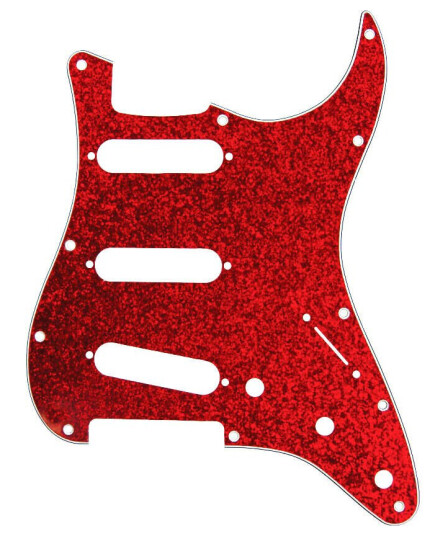 D'Andrea St-Style Sss Pickguard Red Sparkle D'Andrea St-Style Sss Pickguard Red Sparkle