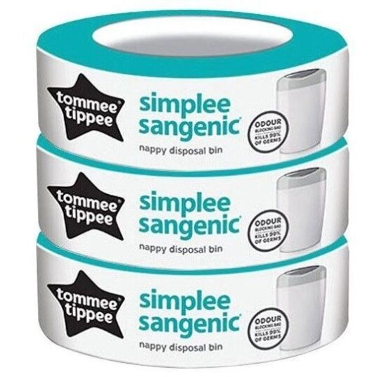 Tommee Tippee Sangenic Simplee Refill 3-pakke