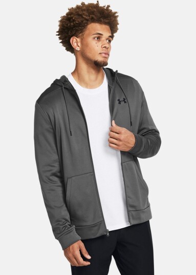 Under Armour Ua Armour Fleece Fz Hoodie Castlerock M Hoodies Under Armour Ua Armour Fleece Fz Hoodie Castlerock M Hoodies