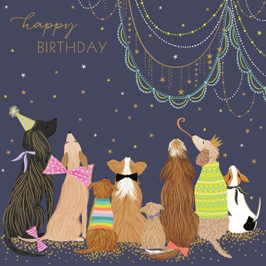 Kort Sara Miller Party Dogs