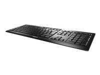 CHERRY STREAM KEYBOARD WIRELESS - Tastatur - trådløs - 2.4 GHz - QWERTY - Storbritannia - tastsvitsj: CHERRY SX - svart