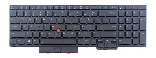 Lenovo - notebook replacement keyboard - with Trackpoint - Belgium - Brbart tastatur - til utskifting - Belgisk - Svart