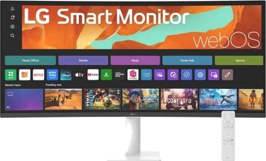 LG 34" Kurvet PC Skjerm 3440x1440 med Høyttalere