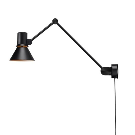 Anglepoise Type 80 W3 Vegglampe med Ledning Matt Sort Anglepoise Type 80 W3 Vegglampe med Ledning Matt Sort