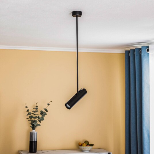 Euluna Eye Super takspotlight høyde 76 cm svart Euluna Eye Super takspotlight høyde 76 cm svart