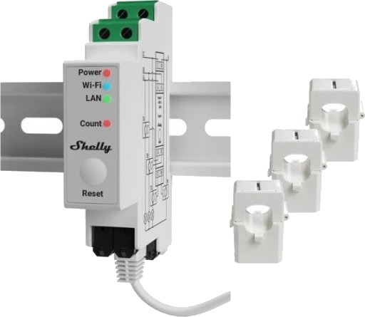 Shelly Pro 3EM - 120A - 94453
