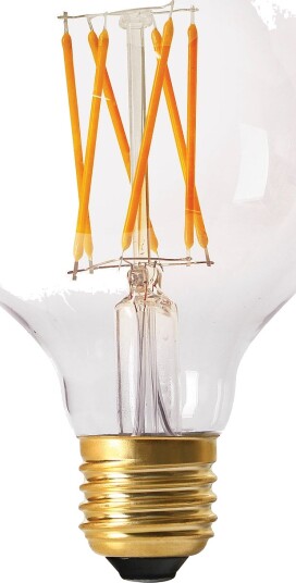 PR HomeELECT LED FILAMENT lyskilde 80 mm E27TransparentLyspærer & glødepærer PR HomeELECT LED FILAMENT lyskilde 80 mm E27TransparentLyspærer & glødepærer