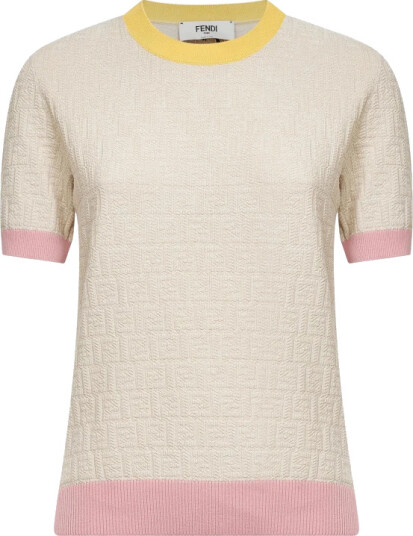 Fendi Dame Strikkevarer Beige M,