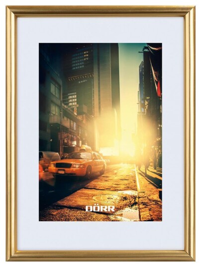 DÃRR New York Bilderamme Plast 24x30cm Gull