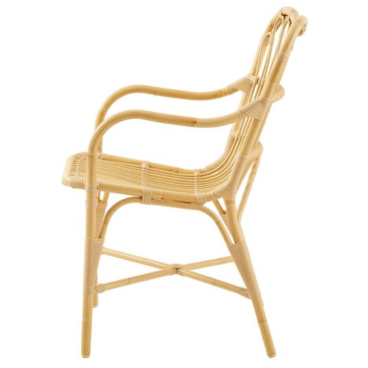 Sika Design Margret armlenestol kunstrotting naturfarget Sika Design Margret armlenestol kunstrotting naturfarget