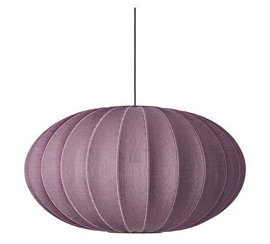 Made By Hand Knit-Wit Oval Taklampe Ø76 Burgunder Made By Hand Knit-Wit Oval Taklampe Ø76 Burgunder