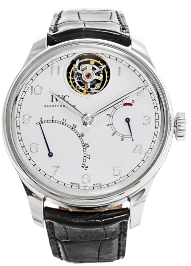 IWC Herreklokke IW504601 Portuguese Hvit/Lær Ø44.2 mm