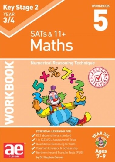 Ks2 Maths Year 3/4 Workbook 5 Av Stephen C. Curran, Katrina Mackay