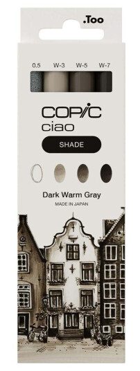 Copic Ciao Shade Set Dark Warm Gray 4-pakk Copic Ciao Shade Set Dark Warm Gray 4-pakk