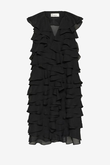 My Essential Wardrobe Volangkjole mwEiko Florence Svart My Essential Wardrobe Volangkjole mwEiko Florence Svart