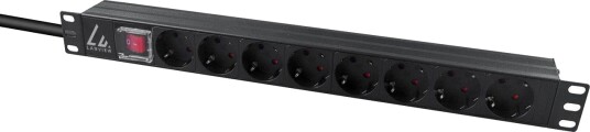Lanview 19" Rack Power Strip LVR 2MSCH SCH C13 8