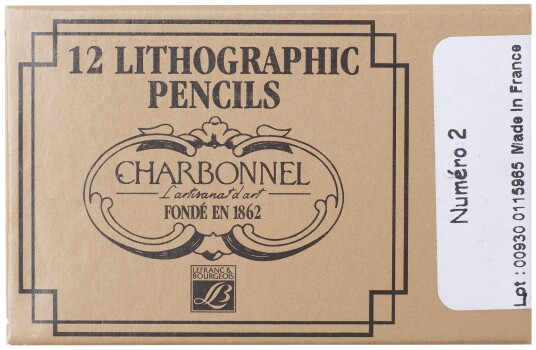 LB Charbonnel Litografiblyant - Crayons Nr. 2 - 12 stk
