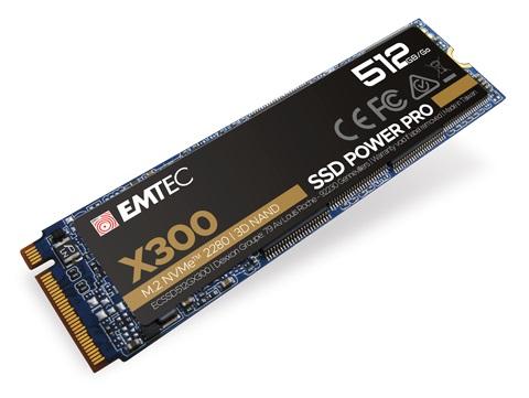 Emtec Power Pro X300 512GB NVMe M.2 2280 SSD
