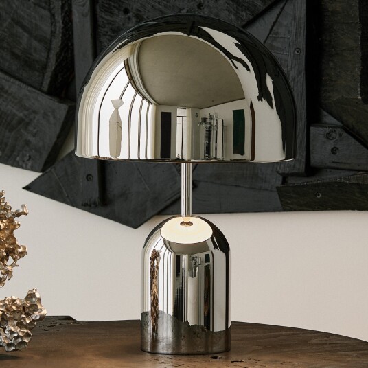 Bordlampe Tom Dixon Bell dimmbar Metallisk Stue Metall Design 42.5 Metallisk