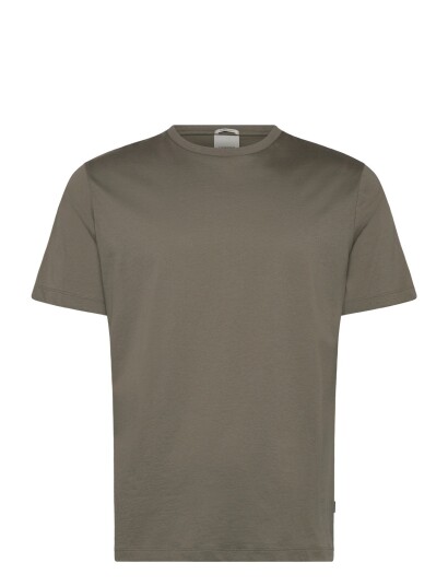 Lindbergh Black Mercerized Cotton Tee S/S   Khaki green   XXL