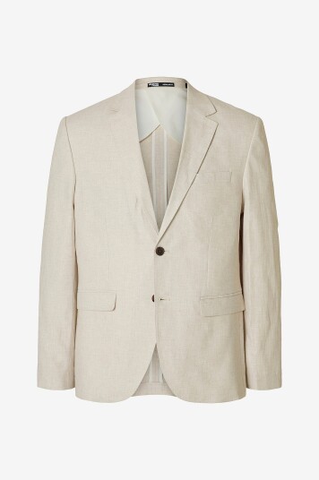 Selected Homme Blazer slhReg Malik Sun Blz Grå