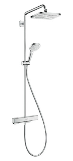 Hansgrohe Croma E Showerpipe 280 280x170 mm, 1jet, EcoSmart, Krom