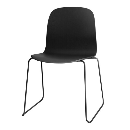 Muuto Visu Chair Sled base Black