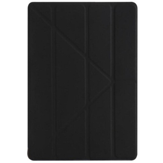 INCOVER iPad 10.2 (2021 / 2020 / 2019) Deksel - Fleksibel Origami Deksel - Svart