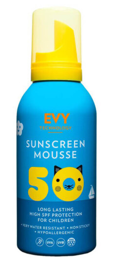 EVY Mousse Solkrem for Barn SPF 50 Vannfast 150ml