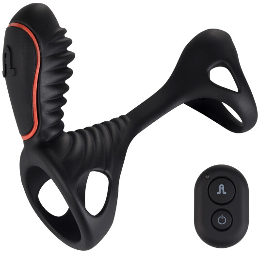 Adrien Lastic Gladiator Fjernstyrt Penisring - Svart Adrien Lastic Gladiator Fjernstyrt Penisring - Svart